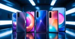 Seleção de celulares Samsung recomendados em 2026